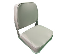 Load image into Gallery viewer, Low-Back Folding Boat Seat (Gray)