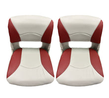 Load image into Gallery viewer, Fold Down Molded Seat WITH Cushions (Red/Gray)