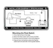Load image into Gallery viewer, Automatic Bilge Pump Float Switch - Blue Dog Marine
