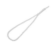 Load image into Gallery viewer, 15&#39; Tri-Strand Nylon Twisted Dock Line WITH Eye Splice (White) [3/8&quot;]

