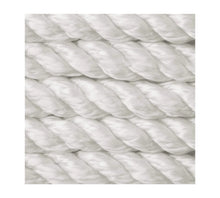 Load image into Gallery viewer, 15&#39; Tri-Strand Nylon Twisted Dock Line WITH Eye Splice (White) [3/8&quot;]
