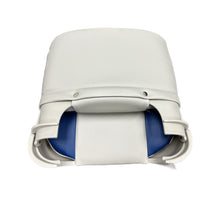 Load image into Gallery viewer, Fold Down Molded Boat Seat WITH Cushions (Blue/Gray)
