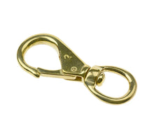Load image into Gallery viewer, Solid Brass Eye Swivel Snap

