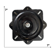 Load image into Gallery viewer, 7” X 7” Universal seat Swivel | Boat Seat Swivel | Corrosion Resistant | 360° Rotate | Smooth &amp; Silent Rolling - Blue Dog Marine
