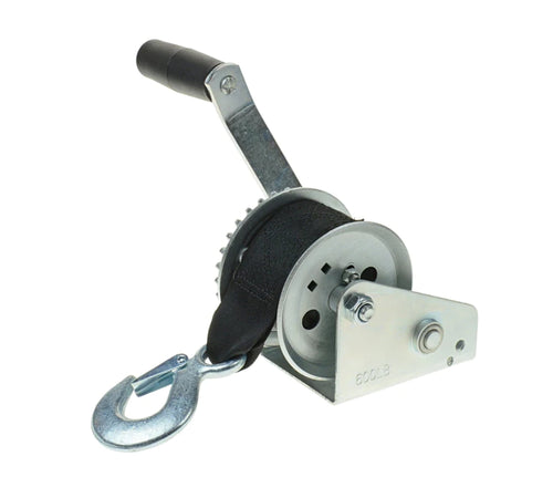 600Lb Trailer Winch Strap WITH Zinc Hook