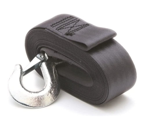20' Universal Winch Strap WITH Hook [2