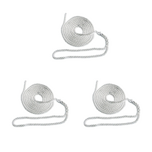 Load image into Gallery viewer, 25&#39; Tri-strand Twisted Nylon Dock Line WITH Eye Splice [3/8&quot;] - Blue Dog Marine
